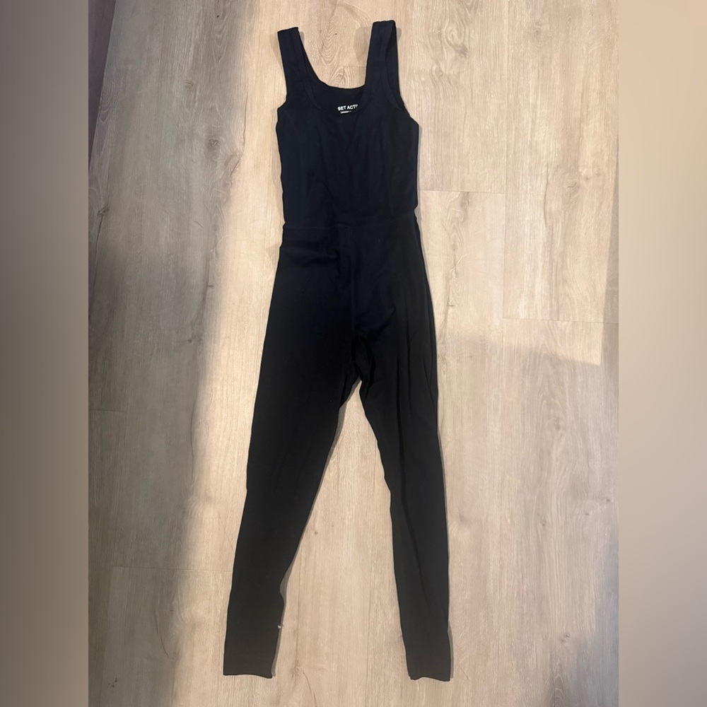 SET Active Black Jumpsuit
